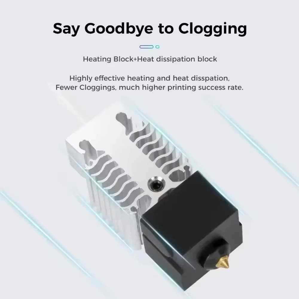Creality Ender 3 V3 SE Hotend Nozzle Kit Efficient Heating Cooling Dissipate Heat Stainless Steel Throat 3D Printer Accessories - 6