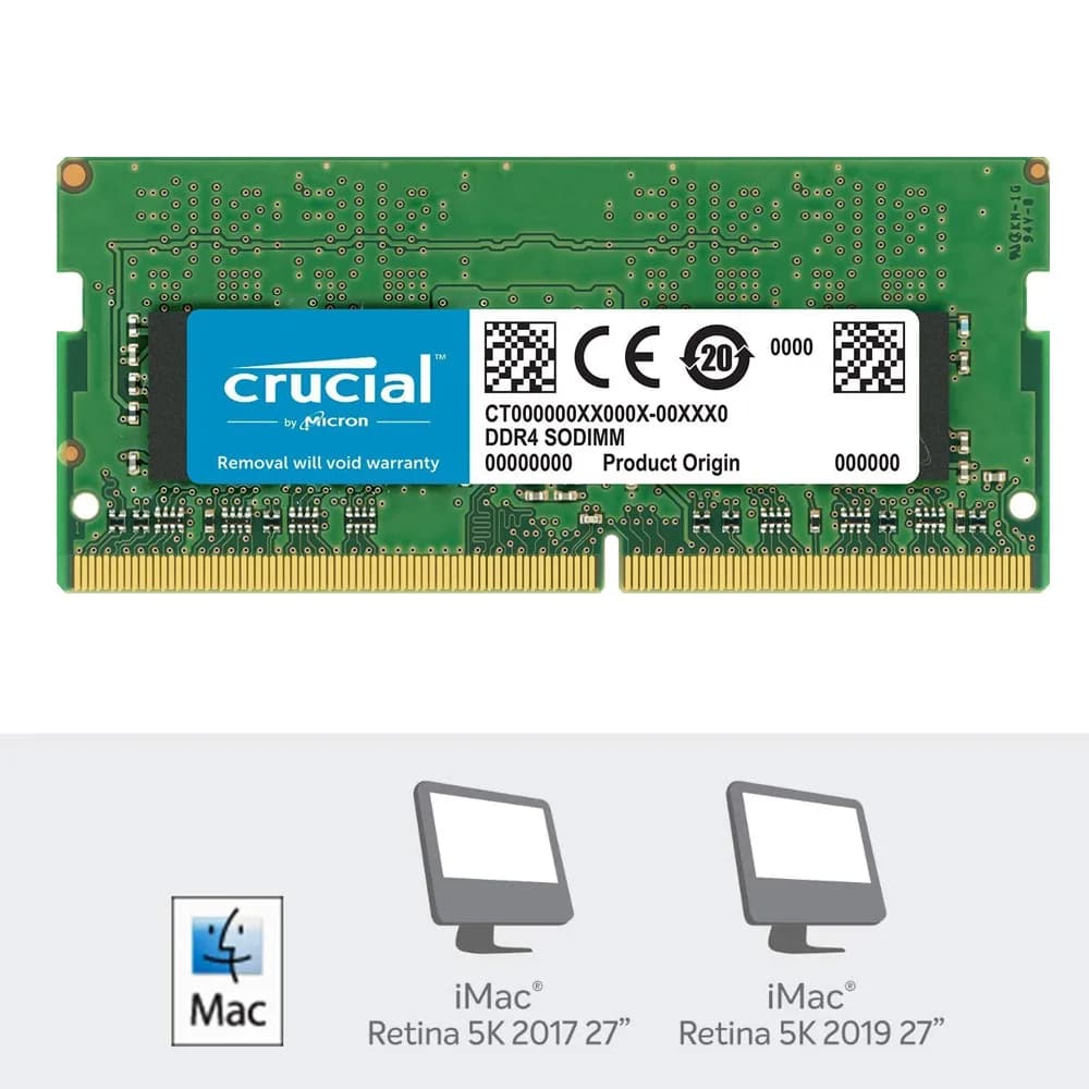 ذاكرة رام لابتوب من كروشيال DDR4 بسعة 8 جيجابايت و32 جيجابايت و4 جيجابايت و16 جيجابايت بتردد 3200 ميجاهرتز و2666 و2400 و2133 ميجاهرتز PC4-25600 و21300 و19200 فولت 1.2V 260Pin SODIMM للكمبيوتر المحمول - 5