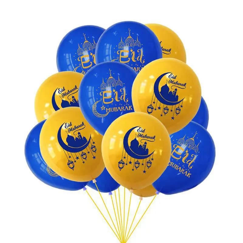 عيد مبارك ليد القمر نجمة قلعة راية بالون رمضان الديكور الإسلام مسلم مهرجان حزب الإمدادات كريم الأضحى الديكور - 3