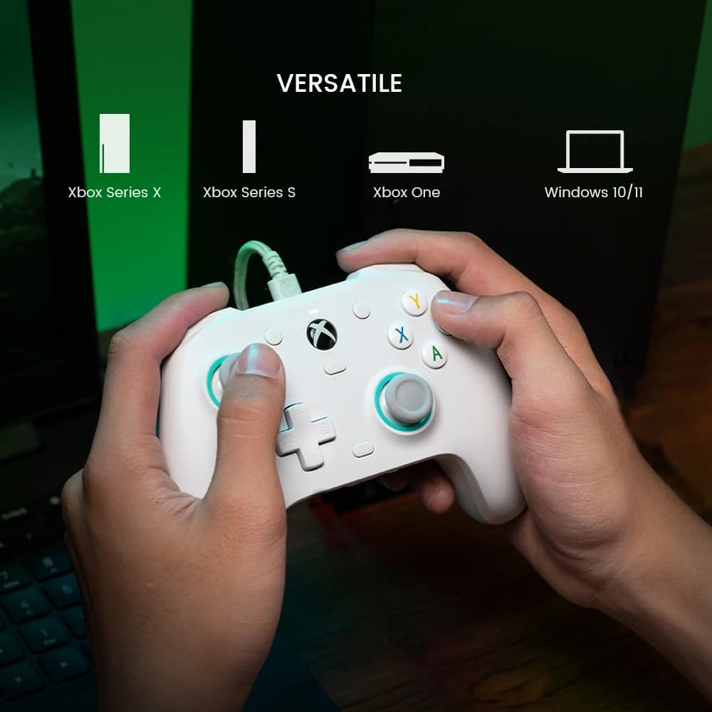 وحدة تحكم الألعاب GameSir G7 SE Xbox سلكية لجهاز Xbox Series X، وXbox Series S، وXbox One، مع عصا تحكم بتأثير هول - 5