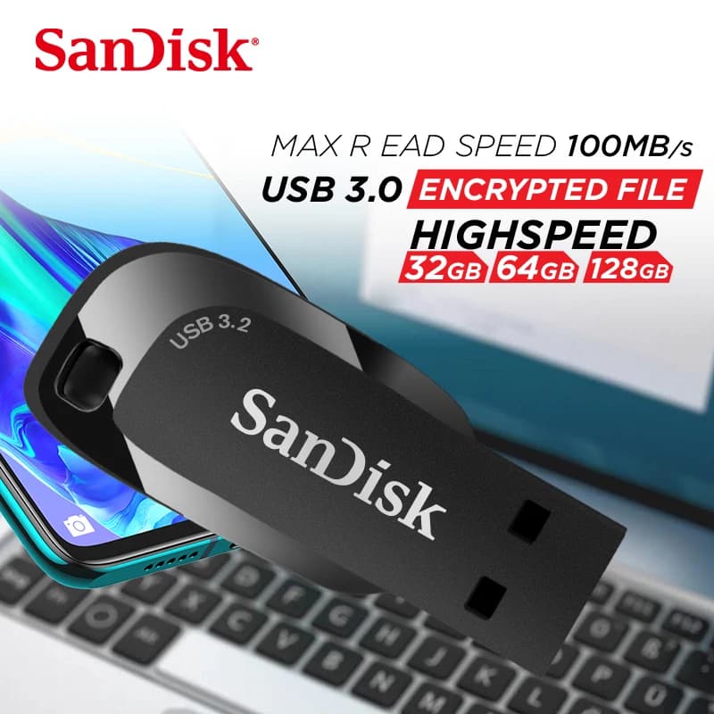 سانديسك CZ410 يو إس بي 3.0 بندريف ألترا شيفت فلاش درايف 128GB 64GB 32GB قلم درايف يو إس بي ذاكرة ستيك سيارة U ديسك فلاش ديسك - 5