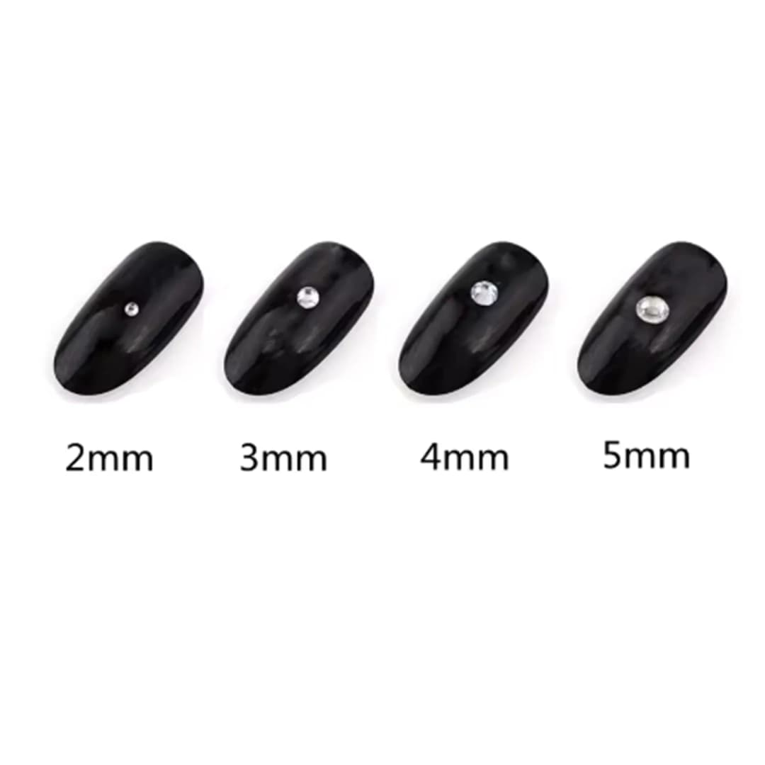 1000pcs Non Hot Fix Rhinestones 2/3/4mm Round Resin Flatback Crystal Rhinestone DIY Nail Art Jewelry Garment Decorations Glue On - 4