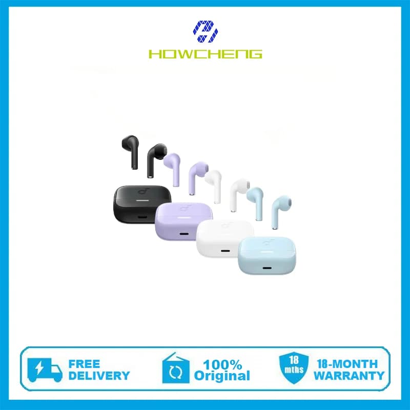 سماعات أذن شبه داخل الأذن Soundcore K20i من Anker مع بلوتوث وسماعات رأس بلوتوث لاسلكية وسماعات أذن بلوتوث لاسلكية