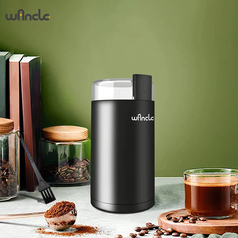 مطحنة قهوة عالية الطاقة 200W، منزلية، متعددة الوظائف، آلة طحن حبوب القهوة، أدوات مطبخ، 220V/120V - 6