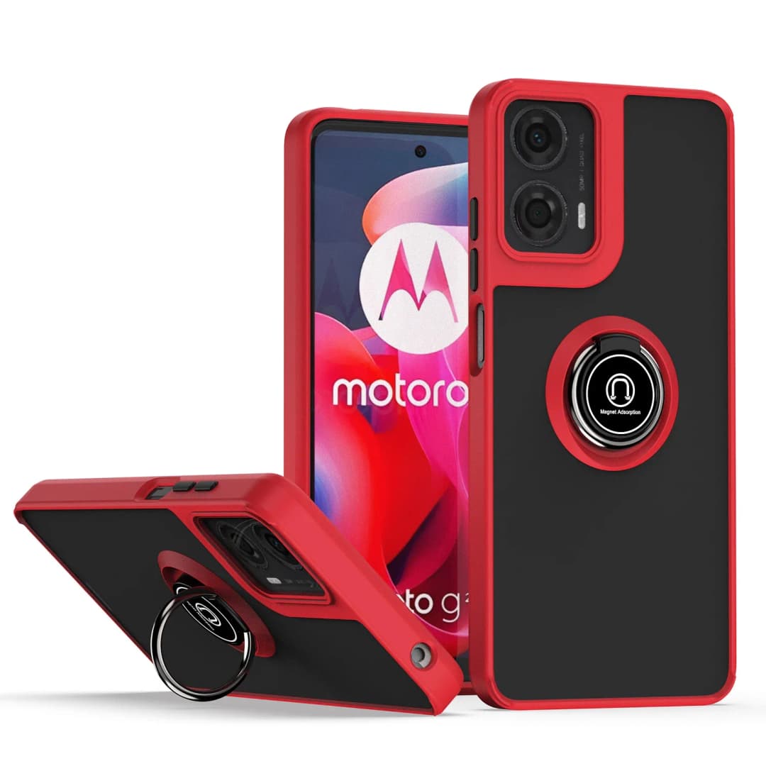 Motorola Ring case G42 G52 G22 G31 G41 For Moto G51 G31 G60 G50 G30 G20 E30 E50 Fusion Neo Pro For Magsafe Magnetic Back Cover ﻿ - 2