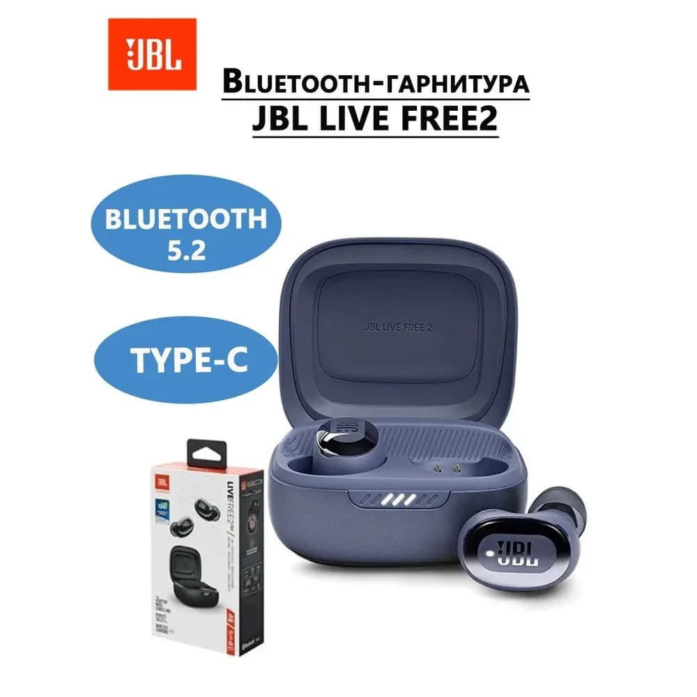 JBL Live Free 2 Tws True Earbuds Active Noise  Wireless Bluetooth Cancelling Headset Earphone JBL Live Free 2 Headphones - 2