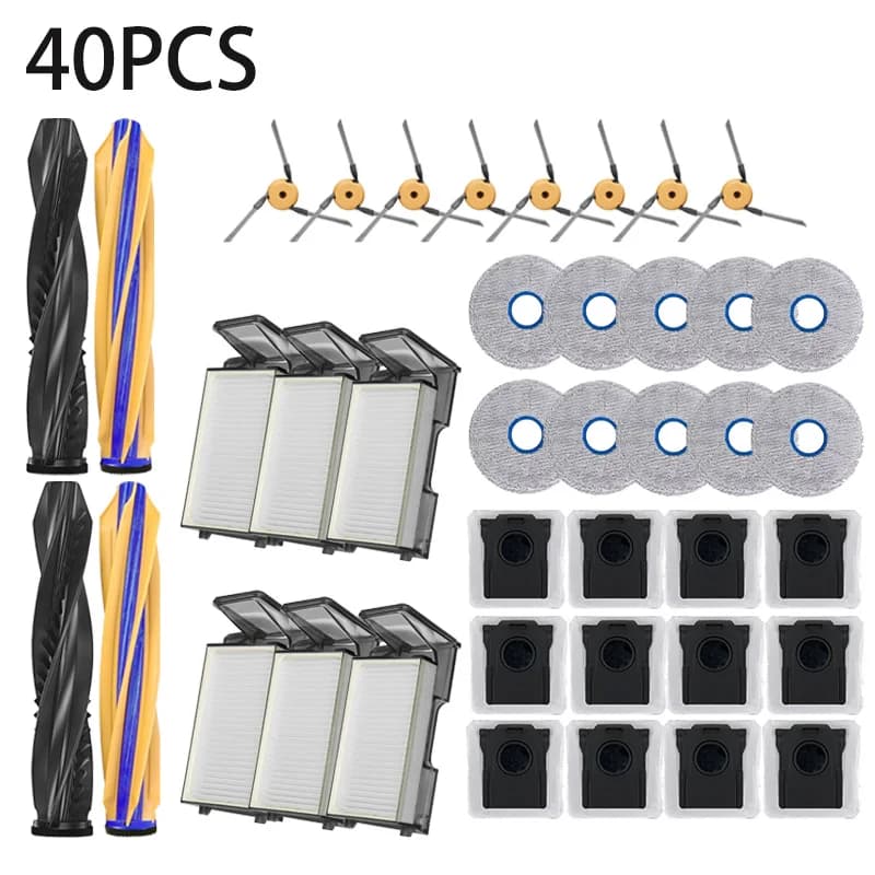 Dreame X60 Ultra Robot Vacuum Spare Parts Consumables Main Side Brush Hepa Filter Mop Cloth Dust Bag Accessories - 4