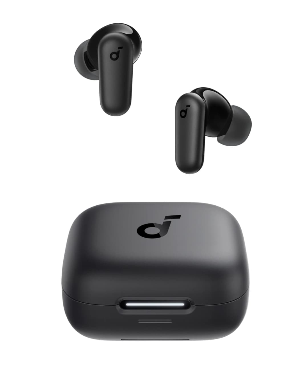سماعات Soundcore P30i من أنكر، إلغاء ضوضاء قوي وذكي، صوت جهير قوي، وقت تشغيل 45 ساعة، بلوتوث 5.4