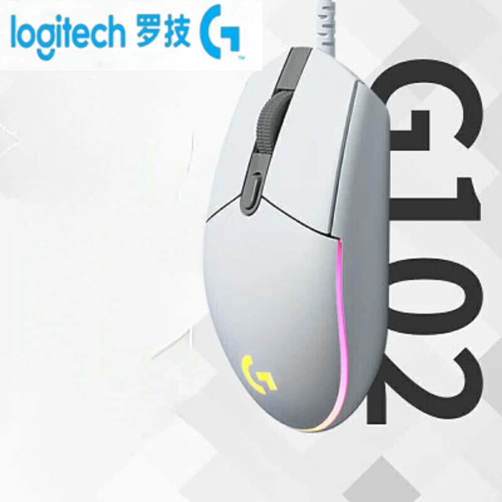 فأرة ألعاب لاسلكية Logitech G304 G102، تصميم مريح، 12000DPI، مناسبة لألعاب LOL وPUBG وFortnite