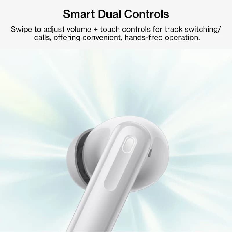 سماعات أذن OnePlus Nord Buds 4 pro جديدة إصدار عالمي 55dB إلغاء الضوضاء بلوتوث 6.0 تحكم مزدوج ذكي 54 ساعة تشغيل - 6