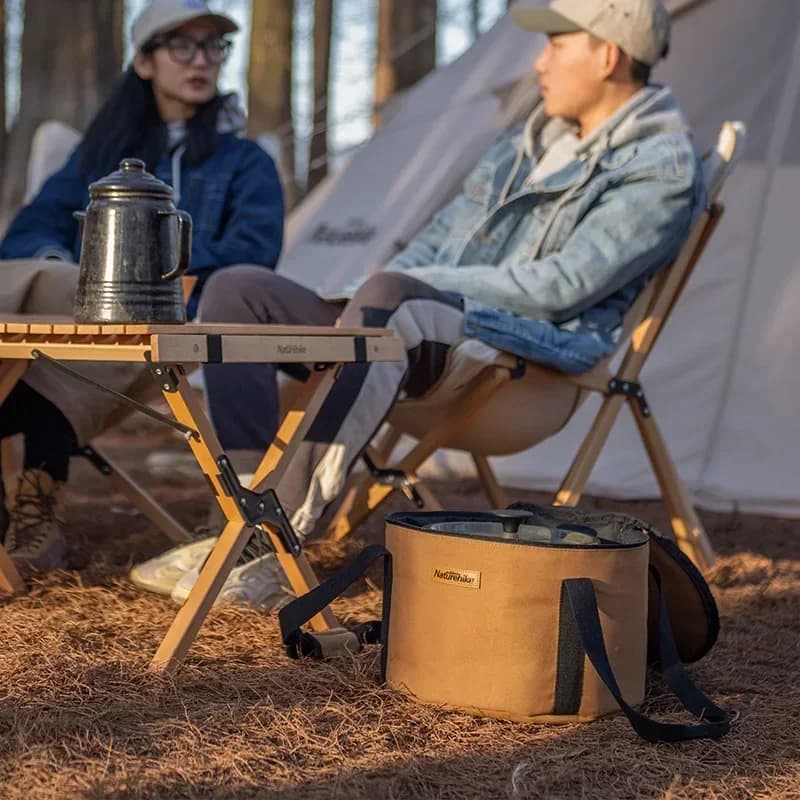 منظم أدوات طهي تخييم من Naturehike، حقيبة تخزين كبيرة متعددة الاستخدامات لمستلزمات التخييم والنزهات - 2
