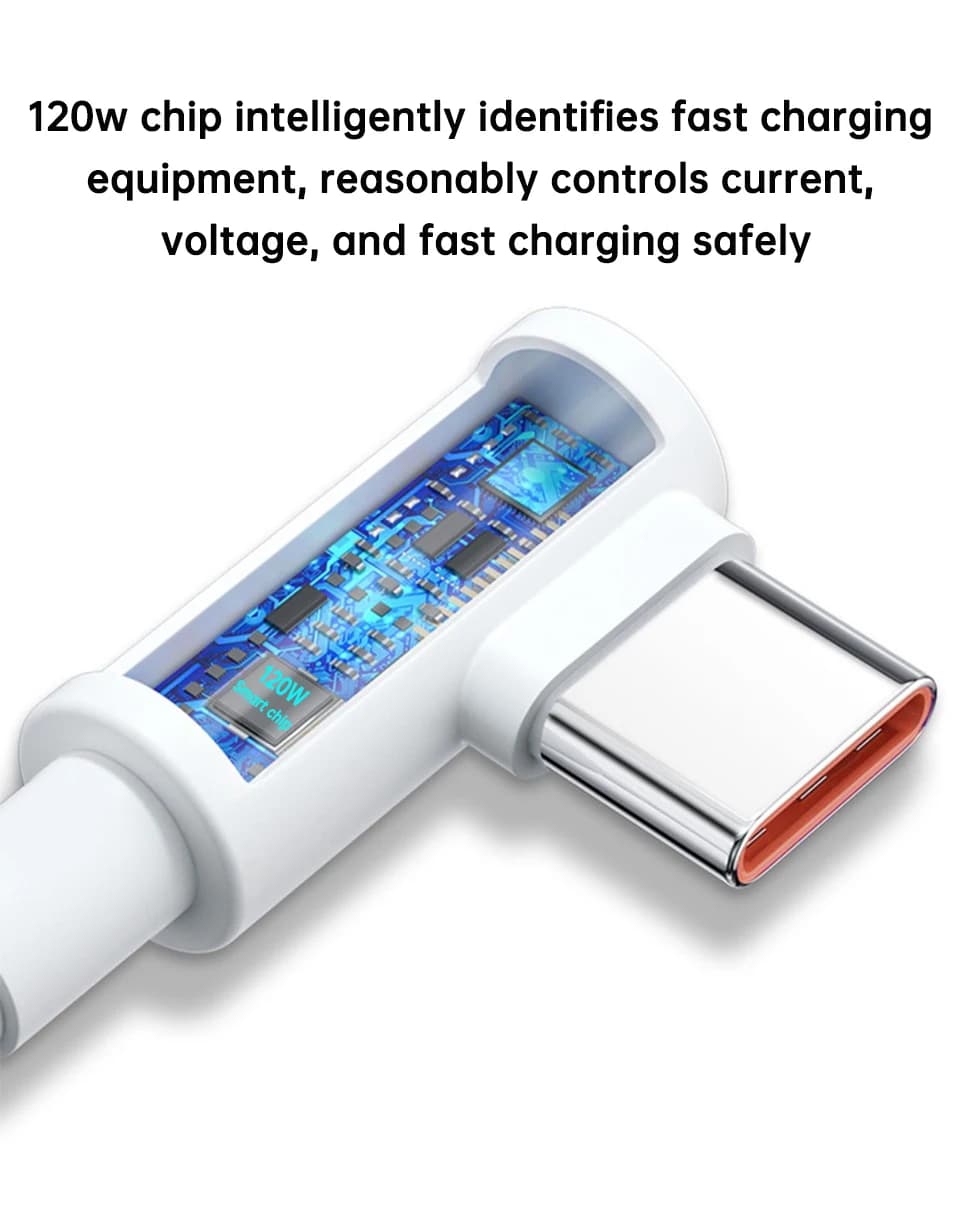 شاحن سريع 120 واط لهواتف شاومي 14 و13 و12 و11 برو وألترا لايت، كابل شحن سريع من USB A إلى Type C لإكسسوارات نوت 12 - 6