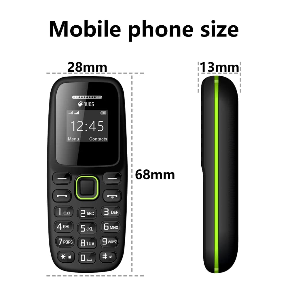 BM310 هاتف محمول صغير، غير مقفول، سماعة بلوتوث، منخفض الإشعاع، تسجيل مكالمات تلقائي، ثنائي الشريحة - 6