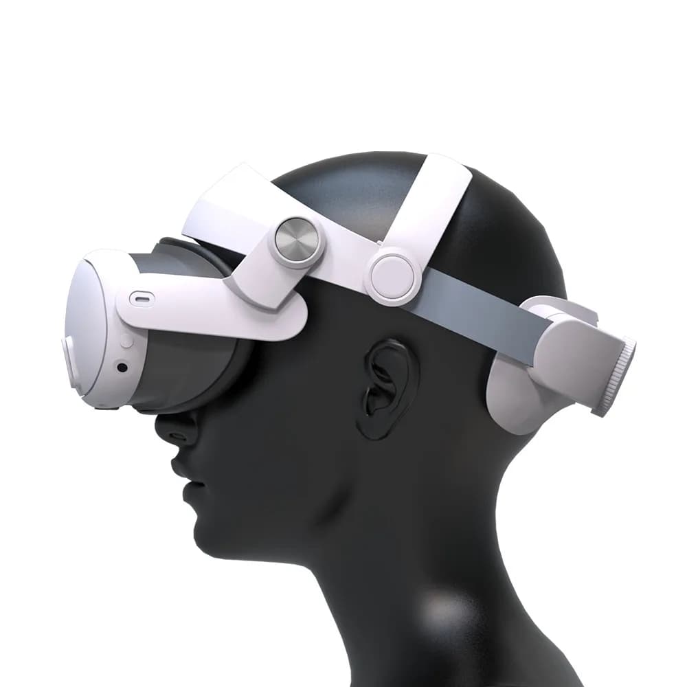 حزام نخبة قابل للاستبدال لسماعة الرأس Meta Quest 3 VR، حزام رأس قابل للتعديل لتحسين الراحة، إكسسوارات خوذة - 2