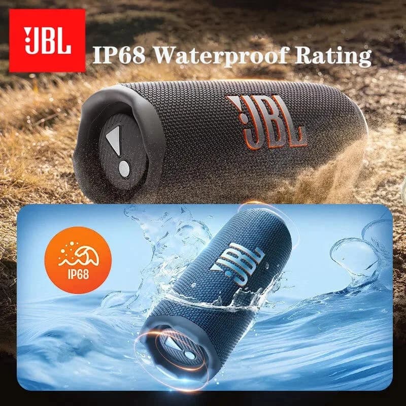 سماعة JBL Flip 7 بلوتوث، مقاومة للماء والغبار IP68، صوت معزز بتقنية الذكاء الاصطناعي، بطارية تدوم 16 ساعة - 3