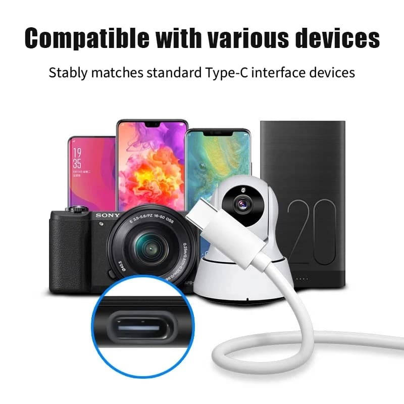 كابل Micro USB، 1M إلى 12M، Type C، شحن سريع 6A، كابل بيانات عالمي لآيفون 15 وسامسونج وكاميرا PS5 وVR - 3