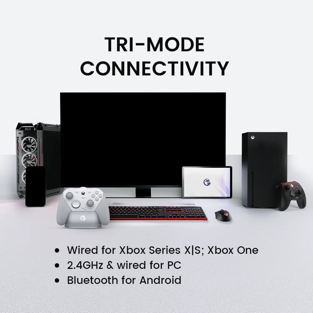 وحدة تحكم الألعاب GameSir G7 Pro Xbox سلكية لجهاز Xbox Series X|S، وXbox One X|S، وSteam، وPC، وأندرويد مع قاعدة شحن - 3