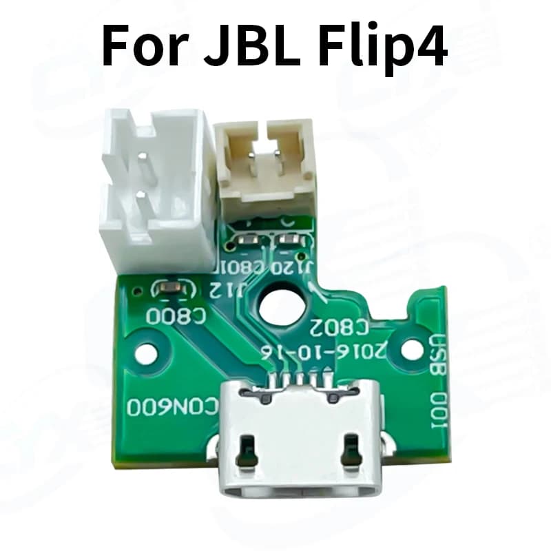 موصل لوحة إمداد الطاقة لمنفذ شحن مايكرو يو اس بي JBL Flip4 TL GG مناسب لمكبر صوت بلوتوث JBL Flip4 GG - 4