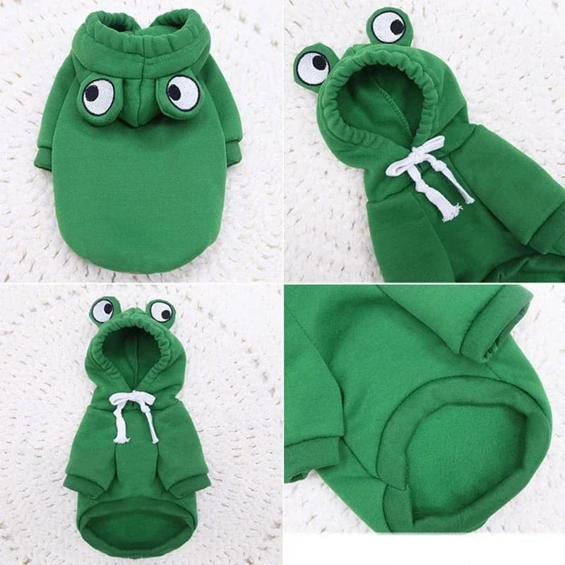 Cute Fruit Dog Clothes for Small Dogs hoodies Warm Fleece Pet Clothing Puppy Cat Costume Coat for French Chihuahua Jacket Suit - 3