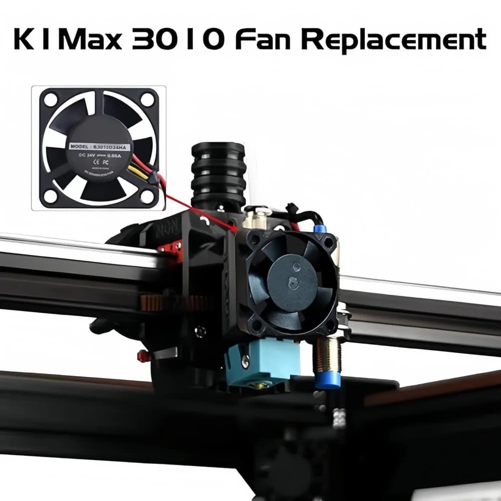 مراوح طارد Creality الرسمية سلسلة K1، مروحة نفخ K1C DC 24V 4020 ومروحة تبريد محورية 3010 لطابعة K1/K1C/K1 MAX ثلاثية الأبعاد - 4