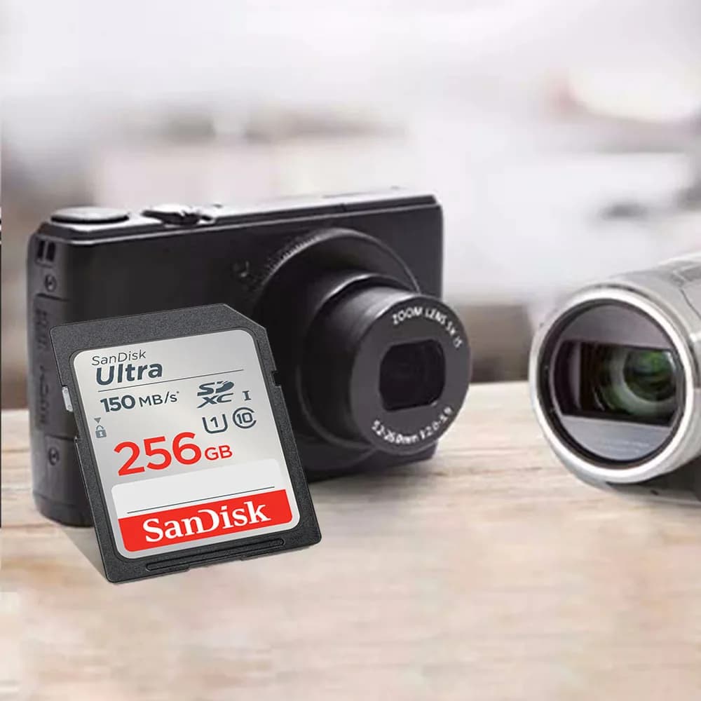 بطاقة ذاكرة SanDisk Ultra SDHC UHS-I وSDXC بسعات 32GB و64GB و128GB و256GB أصلية للكاميرا بسرعة تصل إلى 150MB/s - 6