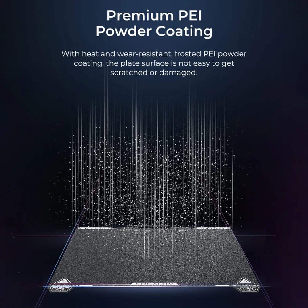 Creality Official original K1C PEI Build Plate Without Soft Magnetic Sticker 235x235mm K1C Printing Plateform Board Frosted - 3