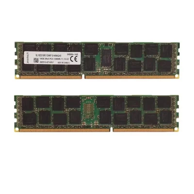 ذاكرة خادم كينجستون DDR3 وDDR3L بسعات 4GB و8GB و16GB و32GB و64GB بترددات 1333MHz و1600MHz و1866MHz نوع ECC REG 2RX4 متوافقة مع PC3-12800R - 4