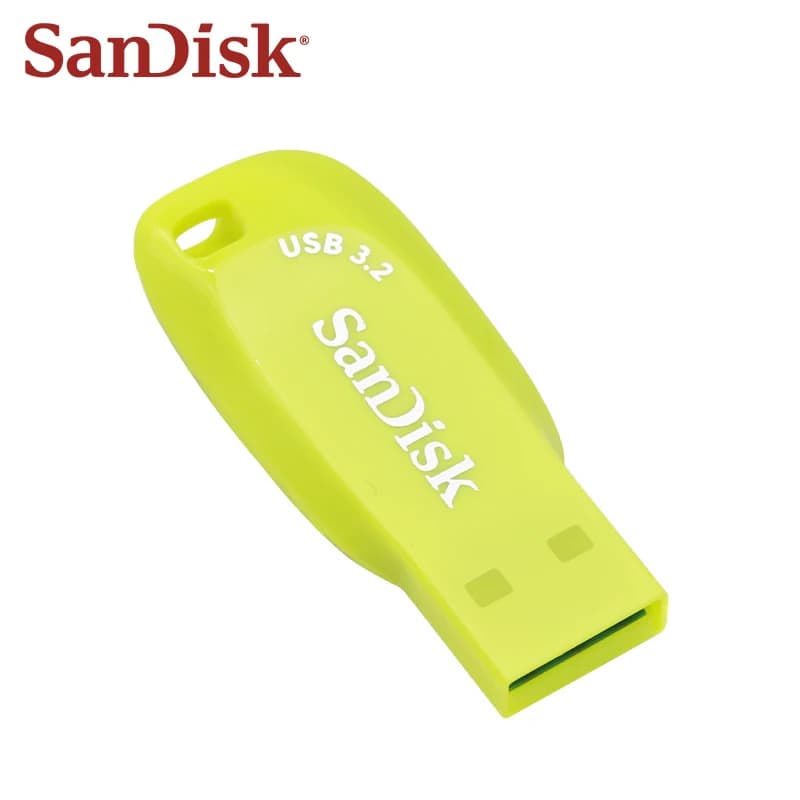 محرك أقراص فلاش SanDisk USB 3.2 بسعات 128GB و64GB و32GB بسرعة تصل إلى 100Mb/s ذاكرة تخزين أصلية للكمبيوتر U disk - 6