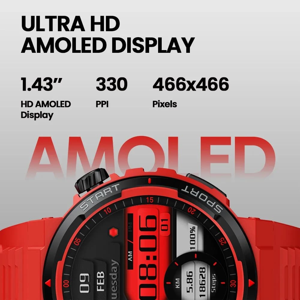 New Zeblaze Ares 3 Plus 1.43'' HD AMOLED Display Voice Calling Smartwatch New 3D Interactive Health&Fitness Tracking Smart Watch - 2