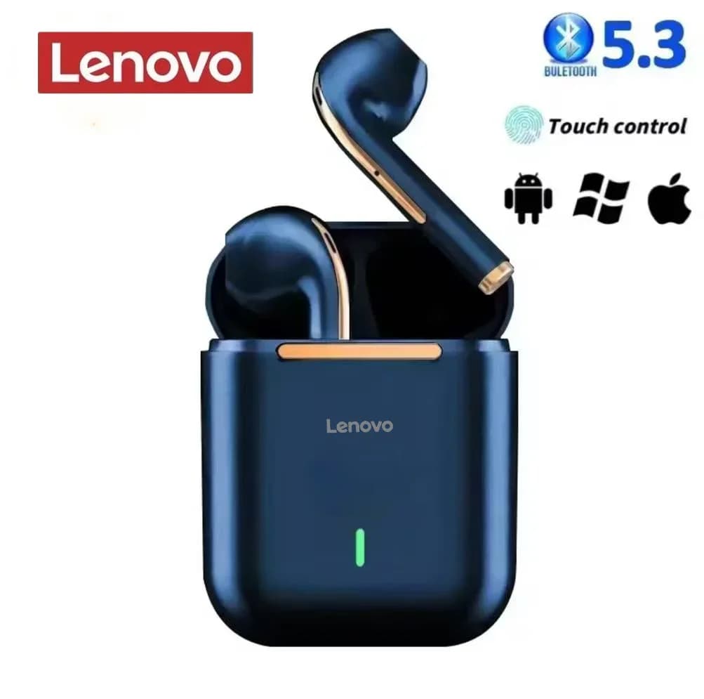 سماعات أذن لاسلكية أصلية Lenovo J18 بلوتوث سماعات رياضية ستيريو مقاومة للماء مع ميكروفون