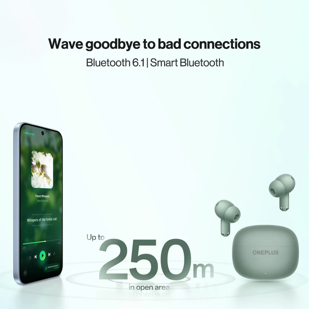 All New OnePlus Nord Buds 4 Global Version TWS Wireless Earphone 3D Spatial Audio for OnePlus 15 15r 13 13r Nord 5 6 CE 5 6 - 6