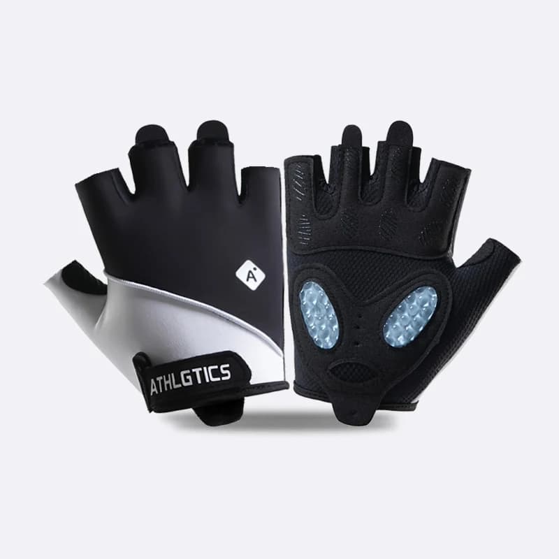 Women Half Finger Cycling Gloves Anti-Slip Shock Absorbent Breathable Fitness Bicycle Gloves for Sports Gym Training Bike Riding - 6