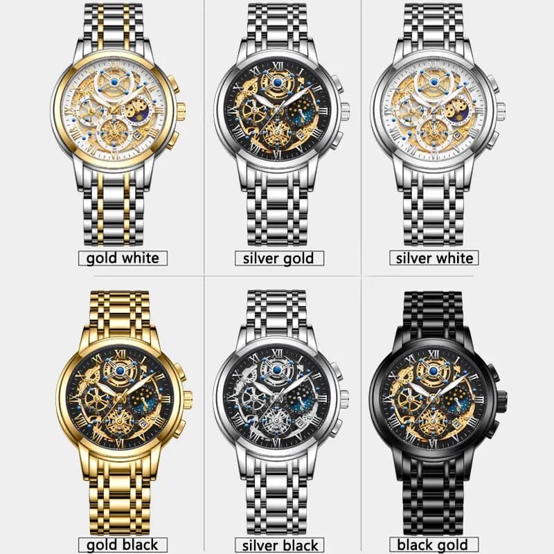 LIGE Men Watch Sports Quartz Watches Men Waterproof Chronograph Wristwatch Mens Military Hollow Clock Man Relogio Masculino - 6