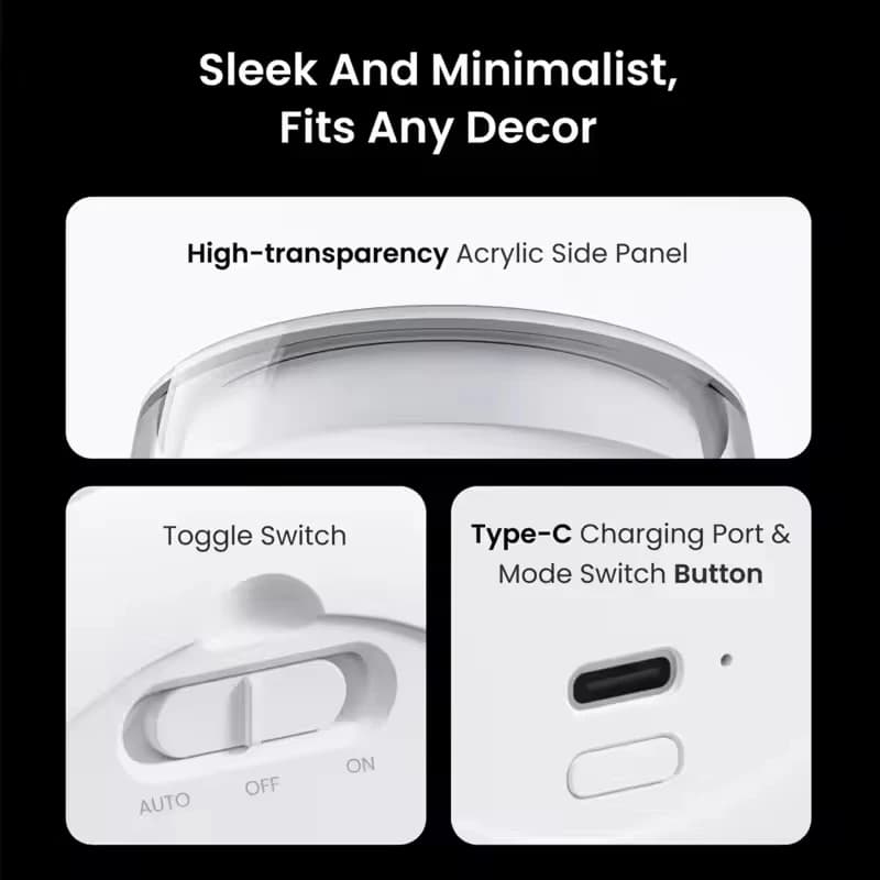 Yeelight RGB Sensor Night Light Intelligent Motion Detection Type-C Magnetic colored Night Light Automatic Always On 2 Modes - 5
