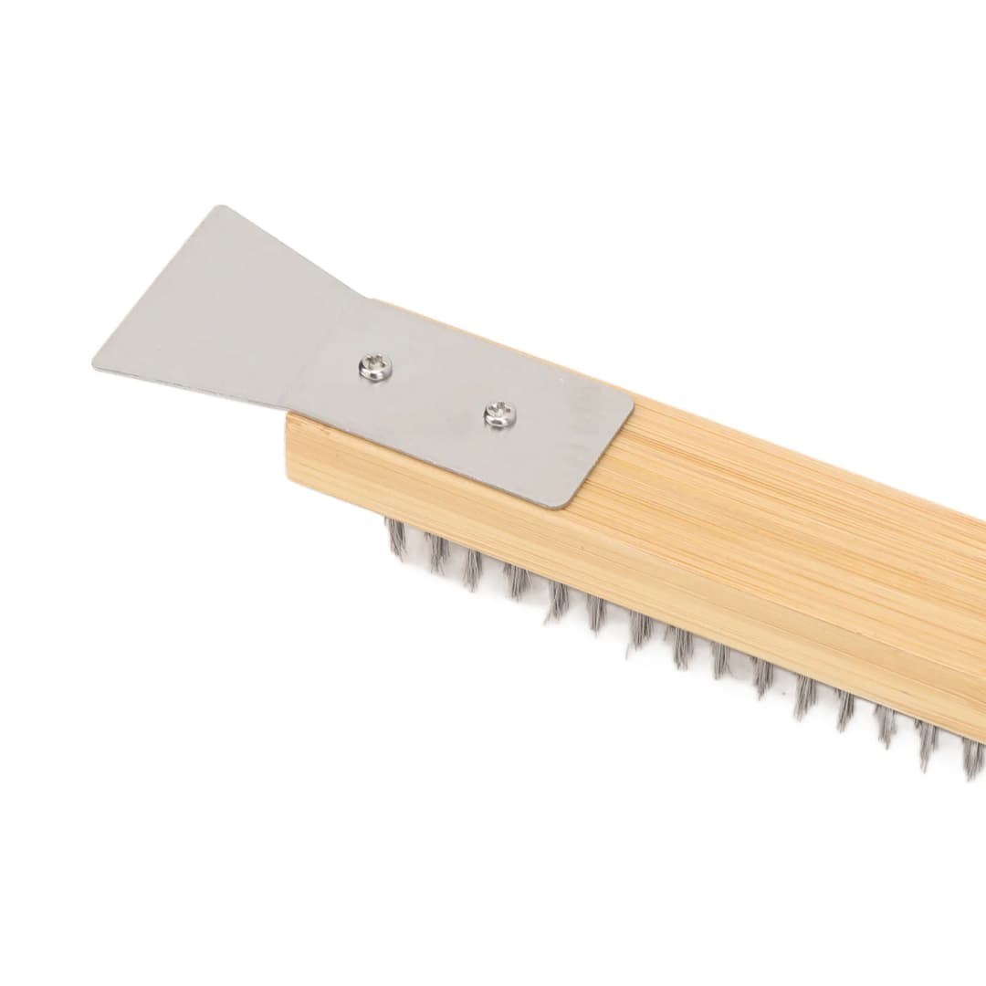 Pizza Oven Cleaning Brush With Scraper Oven Cleaning Tool Stainless Steel Wire With Special Treatment Is Not Easy To Come Off - 3