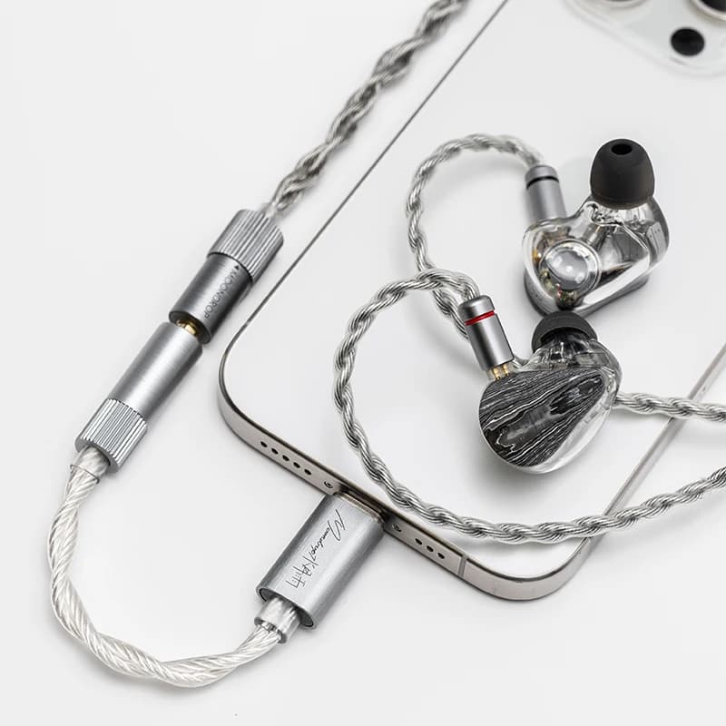 طلب مسبق MOONDROP ECHO-A عالي الدقة 3.5mm محمول DAC/AMP مضخم فك ترميز USB-C - 4