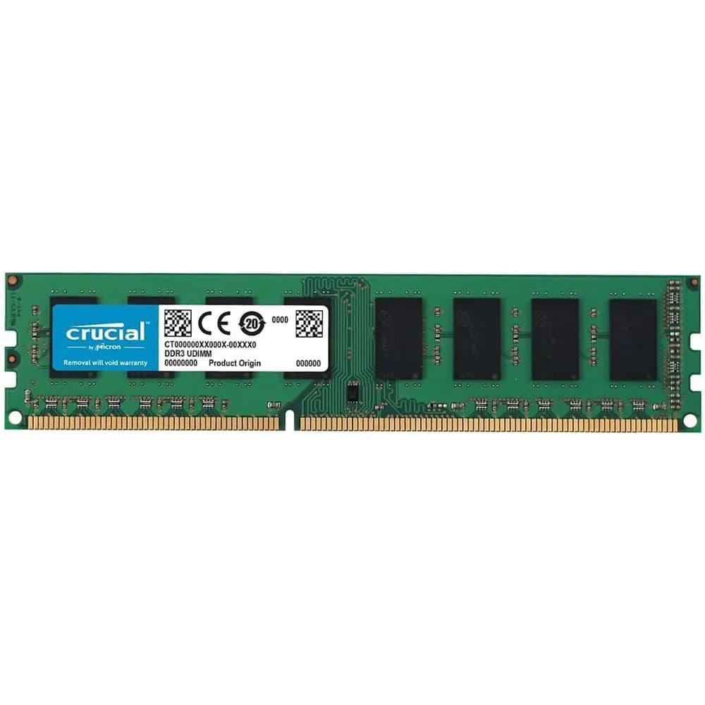 ذاكرة رام كروشيال DDR3 DDR3L بسعة 4 جيجابايت و8 جيجابايت وسرعة 1600 ميجاهرتز و1333 و1866 ميجاهرتز، ذاكرة DIMM بجهد 1.35 فولت و1.5 فولت و240 دبوس PC3-10600 PC3L-12800 14900 لأجهزة الكمبيوتر المكتبية - 3