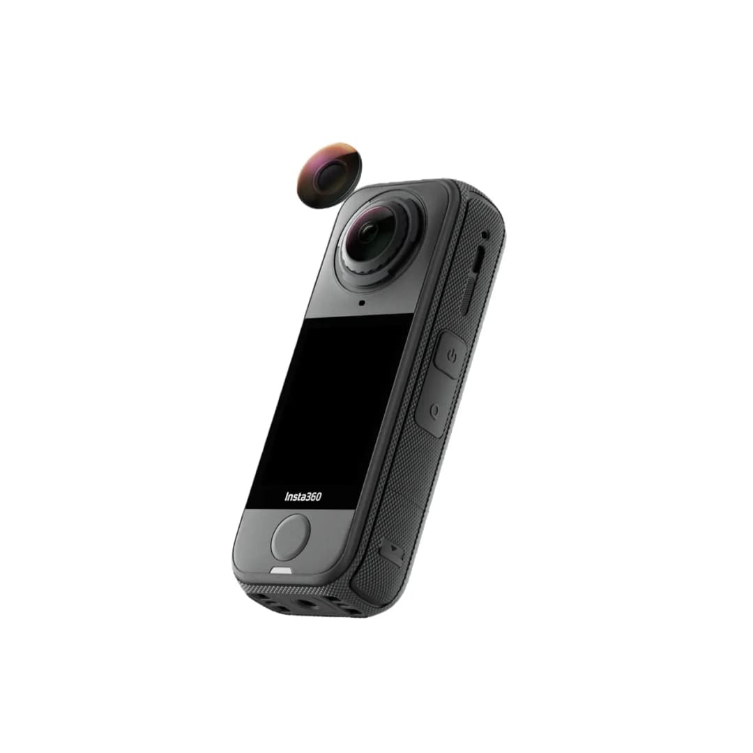 مجموعة استبدال عدسة بصرية Insta360 X4 Air مجموعة عدسات رسمية تركيب ذاتي سريع إصلاح تلف عرضي استمر في التصوير - 4