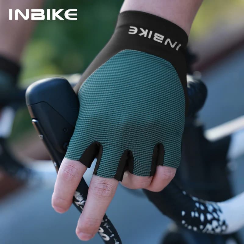 قفازات ركوب الدراجات الصيفية INBIKE 2025 للرجال، مبطنة وممتصة للصدمات ومتنفسّة، مناسبة للدراجات الجبلية والطرق - 2