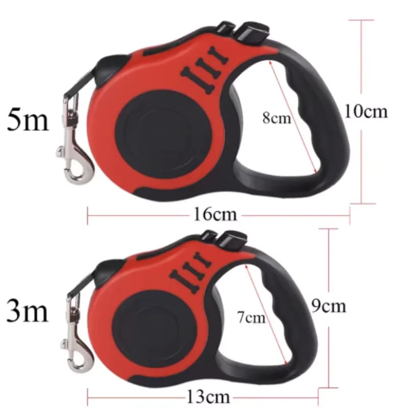 3M 5M Dog Leash for Small Dogs Cat Automatic Retractable Durable Nylon Lead Puppy Outdoor Travel Walking Hiking Traction Rope - 4