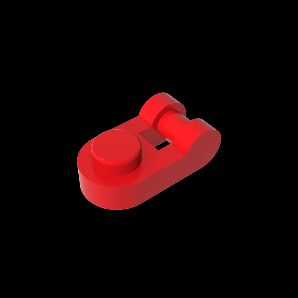 Gobricks GDS-1290 لوح خاص 1 x 1 دائري بمقبض متوافق مع ليجو 26047 مكعبات بناء DIY للأطفال - 2