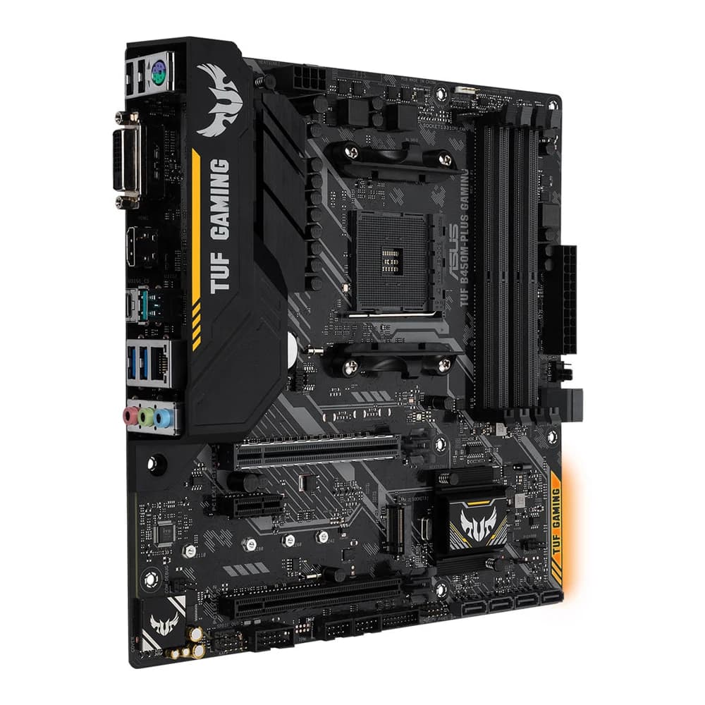 لوحة أم ASUS TUF B450M-PLUS GAMING AMD B450 AM4 تدعم R5 5600X 5600 3600 R7 5800X3D R9 5900X وحدة المعالجة المركزية SATA 6Gb/s HDMI M.2 mATX - 5