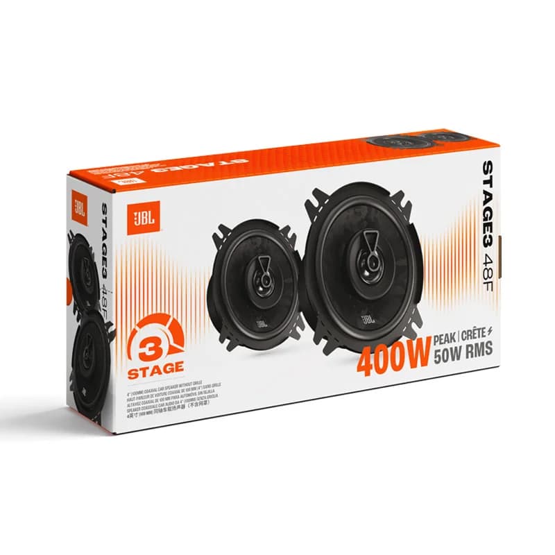 سماعات سيارة JBL مقاس 4 بوصات سماعات محورية سماعات ستيريو بقناتين سماعات سيارة صبووفر تويتر كامل التردد وميد رينج - 5