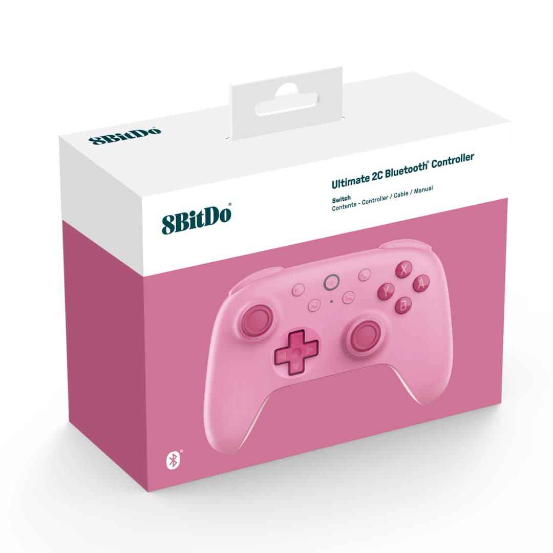 8BitDo وحدة تحكم بلوتوث Ultimate 2C جديدة مع عصا تحكم هول لملحقات جيمباد Nintendo Switch 2 Lite OLED - 6