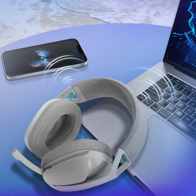 سماعة الرأس اللاسلكية Logitech G321 للألعاب بتقنية Bluetooth للكمبيوتر وPS5 وSwitch، مشغلات صوت 40 مم، تقنية LIGHTSPEED بزمن وصول منخفض - 3