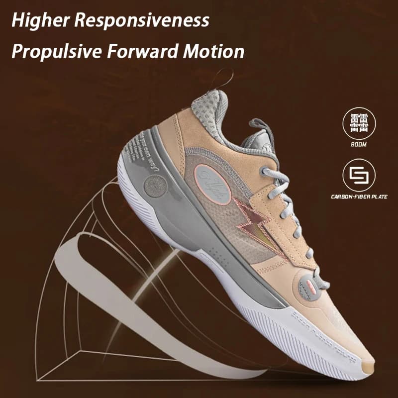 Li-Ning Men's WAY OF WADE 10 LOW Professional Basketball Shoes Carbon Plate Cushion Support LiNing WOW 10 Sneakers ABAS083 - 3