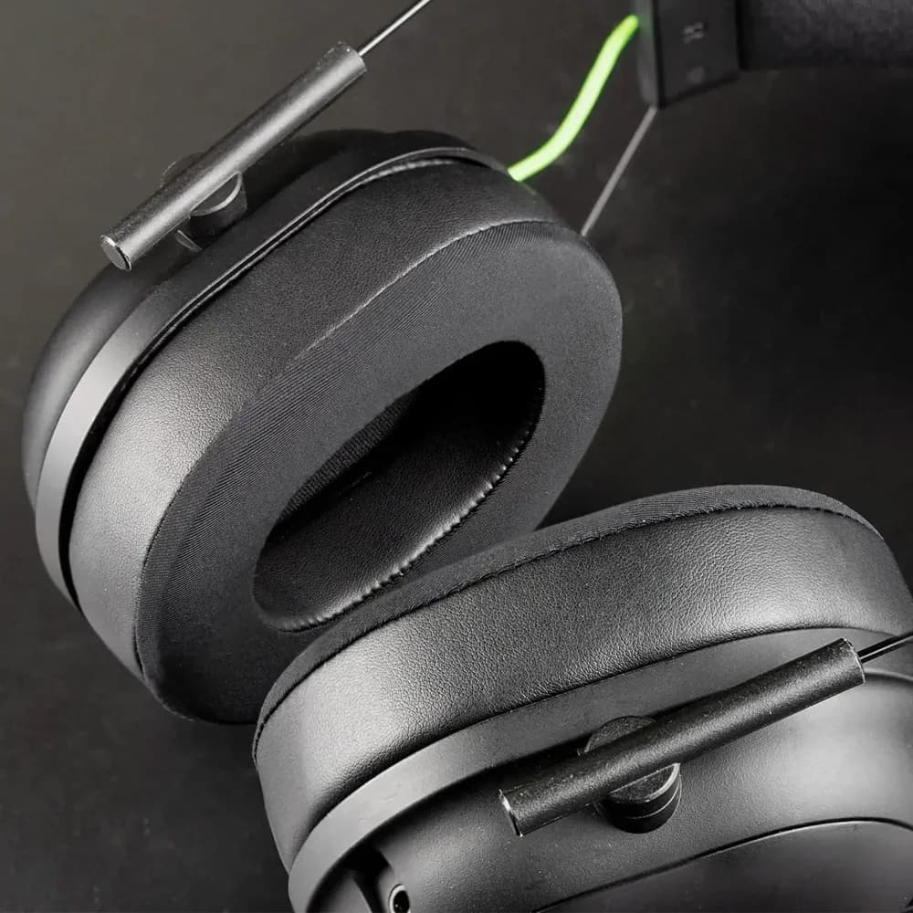 وسادات أذن Razer BlackShark V1 V2X V2SE PRO استبدال سماعات رأس ألعاب أغطية قماش شبكي ذاكرة إسفنج - 2