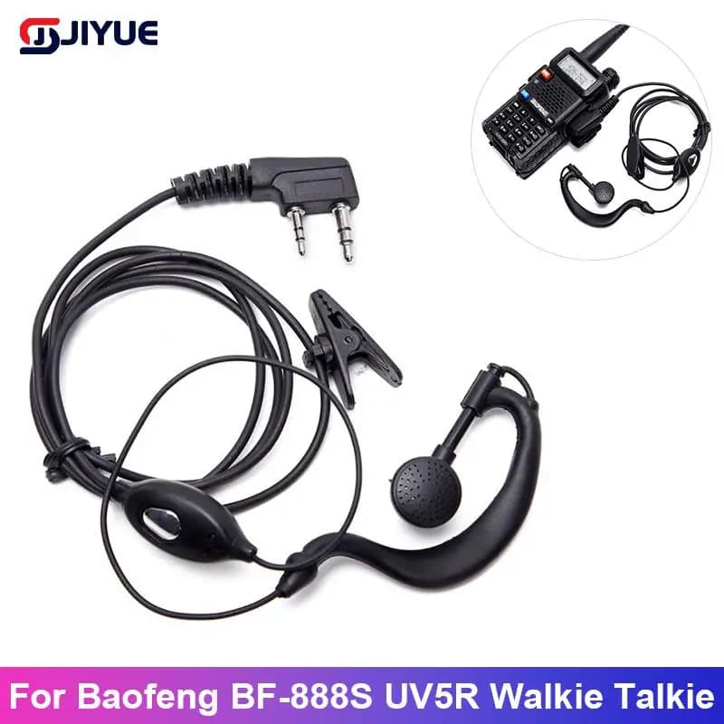 2 دبوس اسلكية تخاطب سماعة سماعة K-التوصيل السلكية اتجاهين هام راديو سماعة ل Baofeng BF-888S UV5R اسلكية تخاطب 992 سماعة