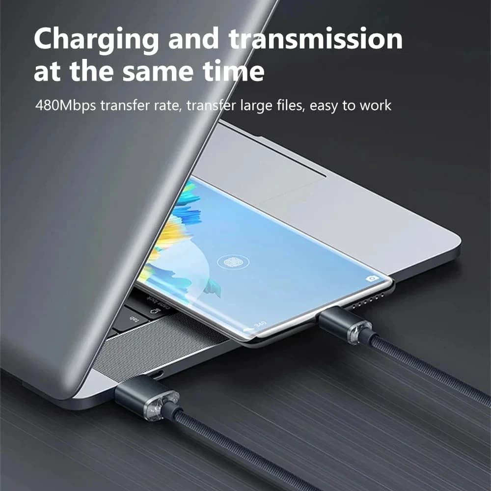 NNBILI NEW 120W USBA To Type C To USBC Cable For iPhone 15 16 17 series PD Fast Charging USB C Data Cord For Xiaomi OPPO Samsung - 4