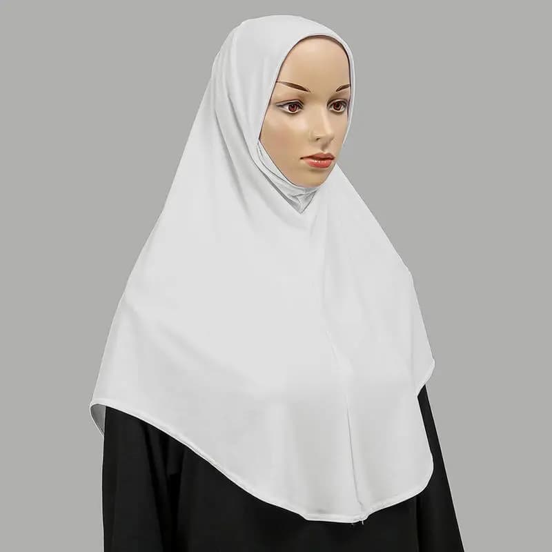حجاب جيرسي مودال إسلامي للنساء، حجاب فوري، أوشحة طويلة، شال، حجاب نسائي - 4